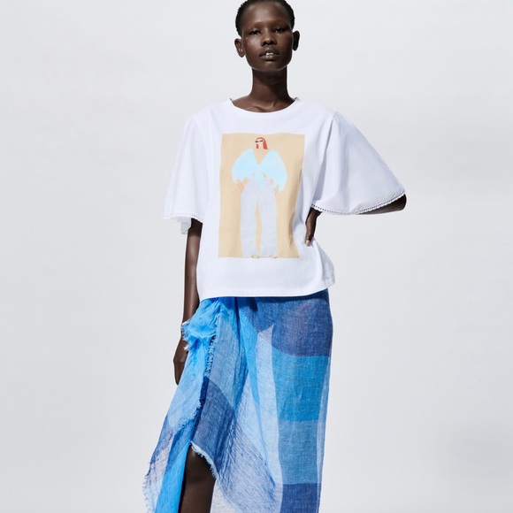 Zara Tops - ZARA White Top Size S